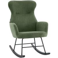 FOTEL BUJANY EMELY - zielony/czarny, Design, metal/drewno (65/97/94cm) - Ti'me