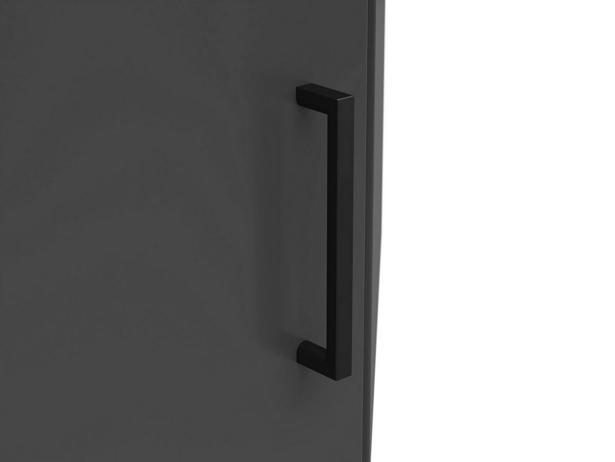 Aufsatzschrank Multistauraum Graphitfarben - Graphitfarben/Schwarz, Modern, Holzwerkstoff/Kunststoff (71,5/35/71,5cm) - Premium Living