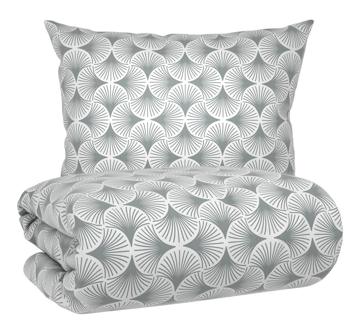 Bettwäsche Silva Silber ca. 140x200cm - Silberfarben, KONVENTIONELL, Textil (140/200cm) - Mömax