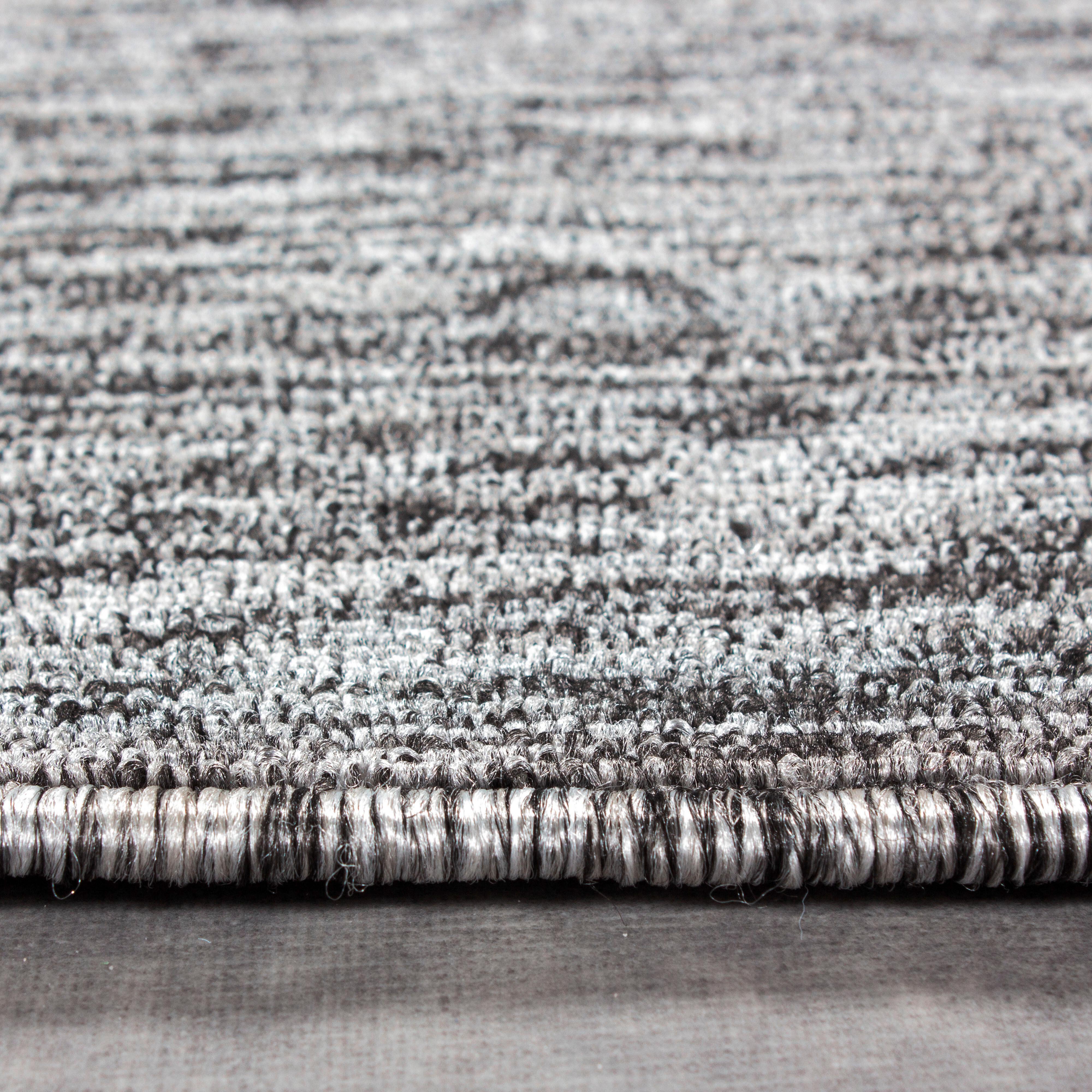 Ravno Tkana Preproga Nizza, Siva, 120cm - siva, Design, tekstil (120/120cm) - Novel