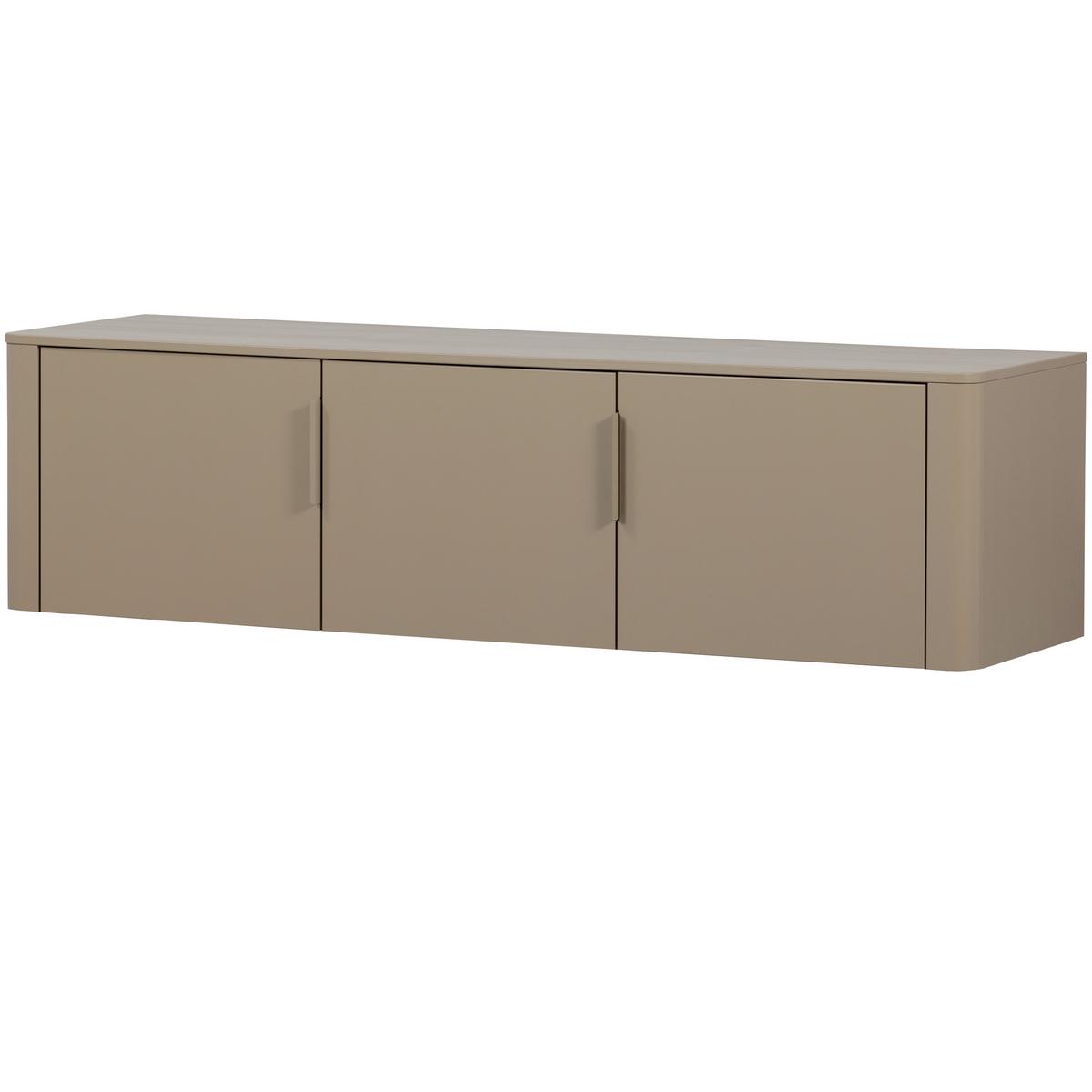 LOWBOARD Gunnar Schlammfarben B: 154cm - Schlammfarben, Design, Holz/Metall (154/56/44cm) - Livetastic