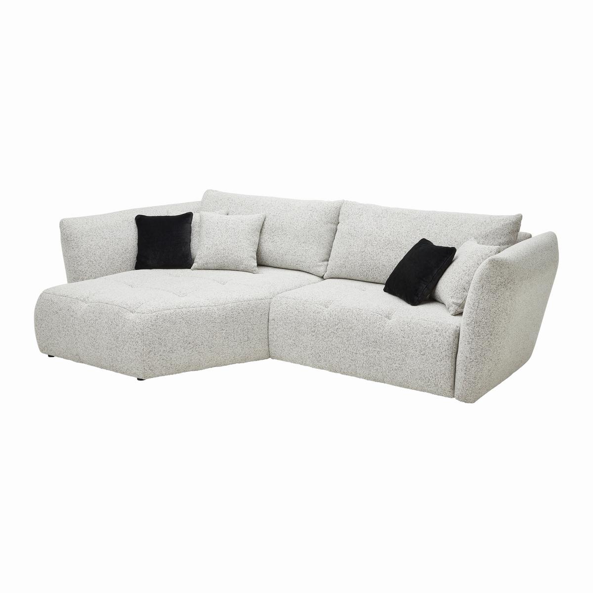 Coltar BONNY - bej/negru, Modern, lemn/textil (193/300cm) - Premium Living