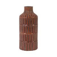 WAZON DEKORACYJNY 5987982 - ciemnobrązowy, Basics, ceramika (15,5/35cm) - Light & Living