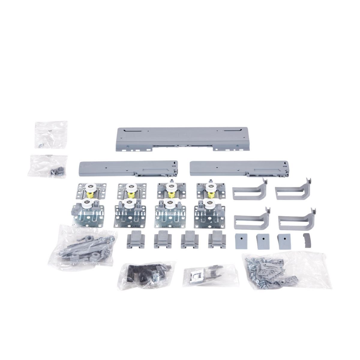 kit de montare UNIT - culoare crom, Modern, plastic/metal - Ondega