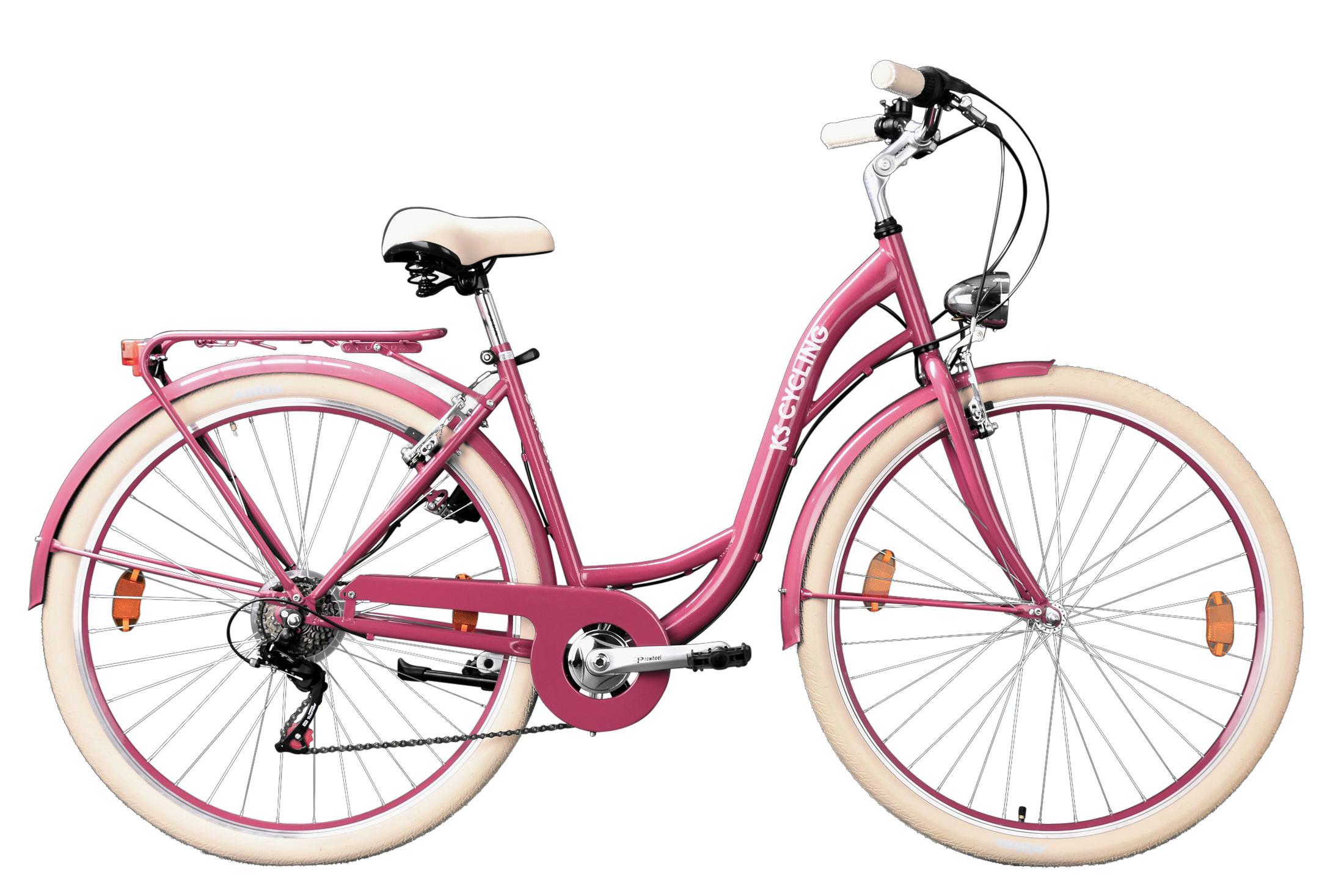 CITYBIKE Damen 28" Balloon RH 48cm - Rot, Basics, Metall (180/70/80cm) - Da Capo