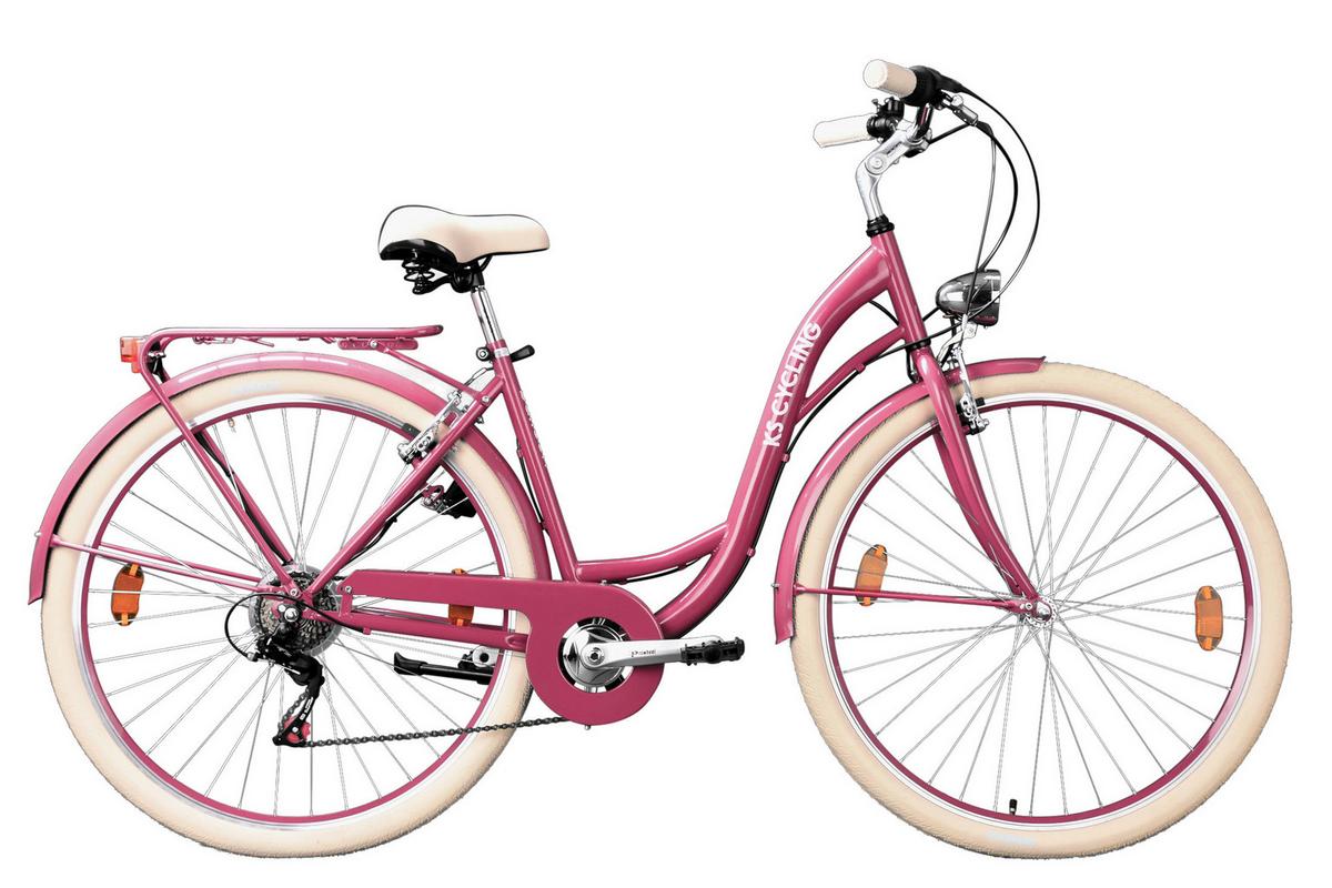 CITYBIKE Damen 28" Balloon RH 48cm - Rot, Basics, Metall (180/70/80cm) - Da Capo
