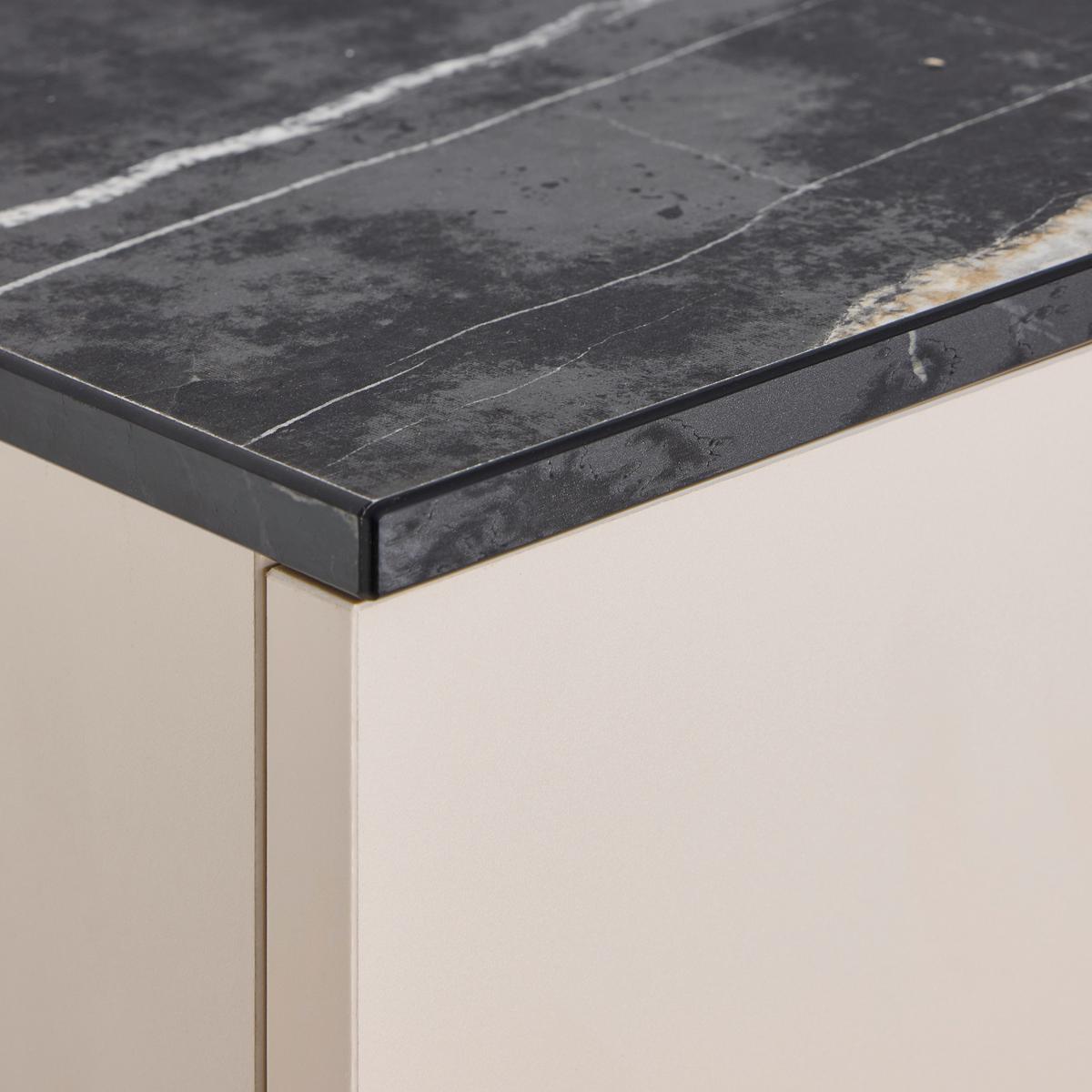 Oberschrank Liana Kaschmirfarben - MODERN, Holzwerkstoff/Metall (39,5/65/22cm) - Mömax