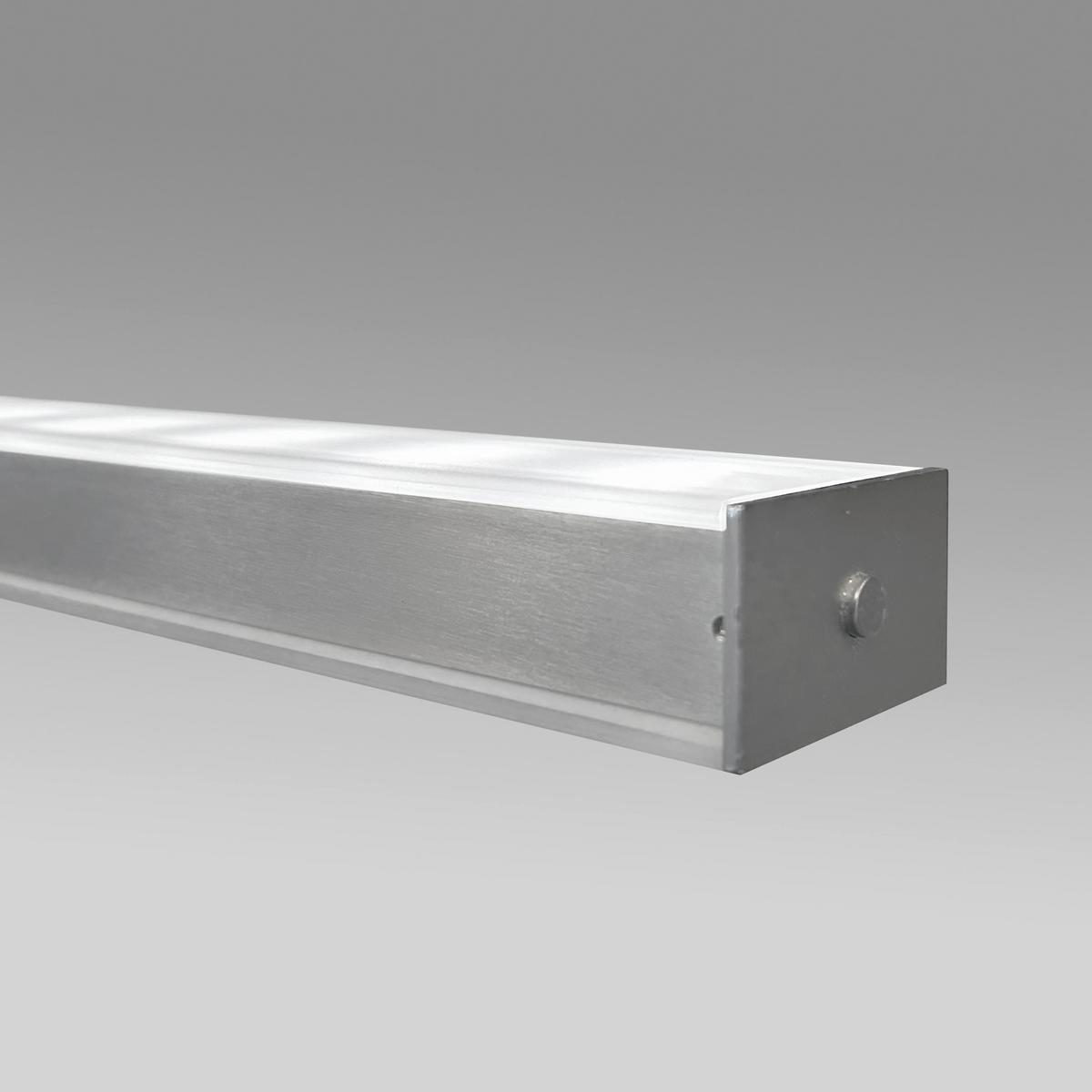 LAMPA WISZĄCA LED 61173 VALENO - kolor niklowy, Design, metal (115/6,5/70-180cm) - Fischer & Honsel