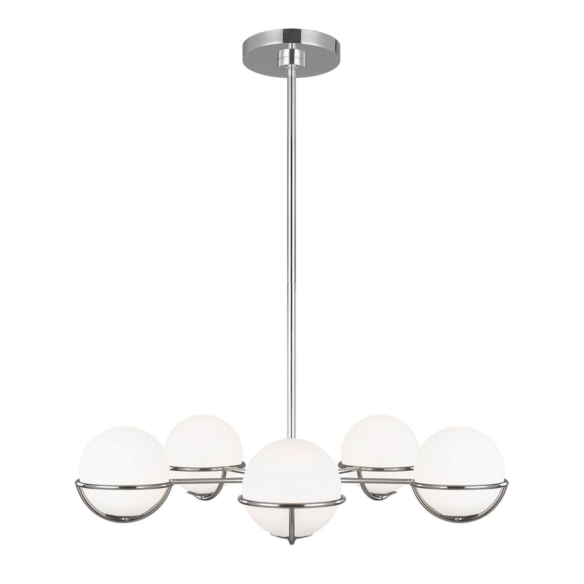 Luster Apollo 5 Fe-Apollo5-Pn - boje nikla, Basics, staklo/metal (81.3/61.1cm) - Elstead Lighting