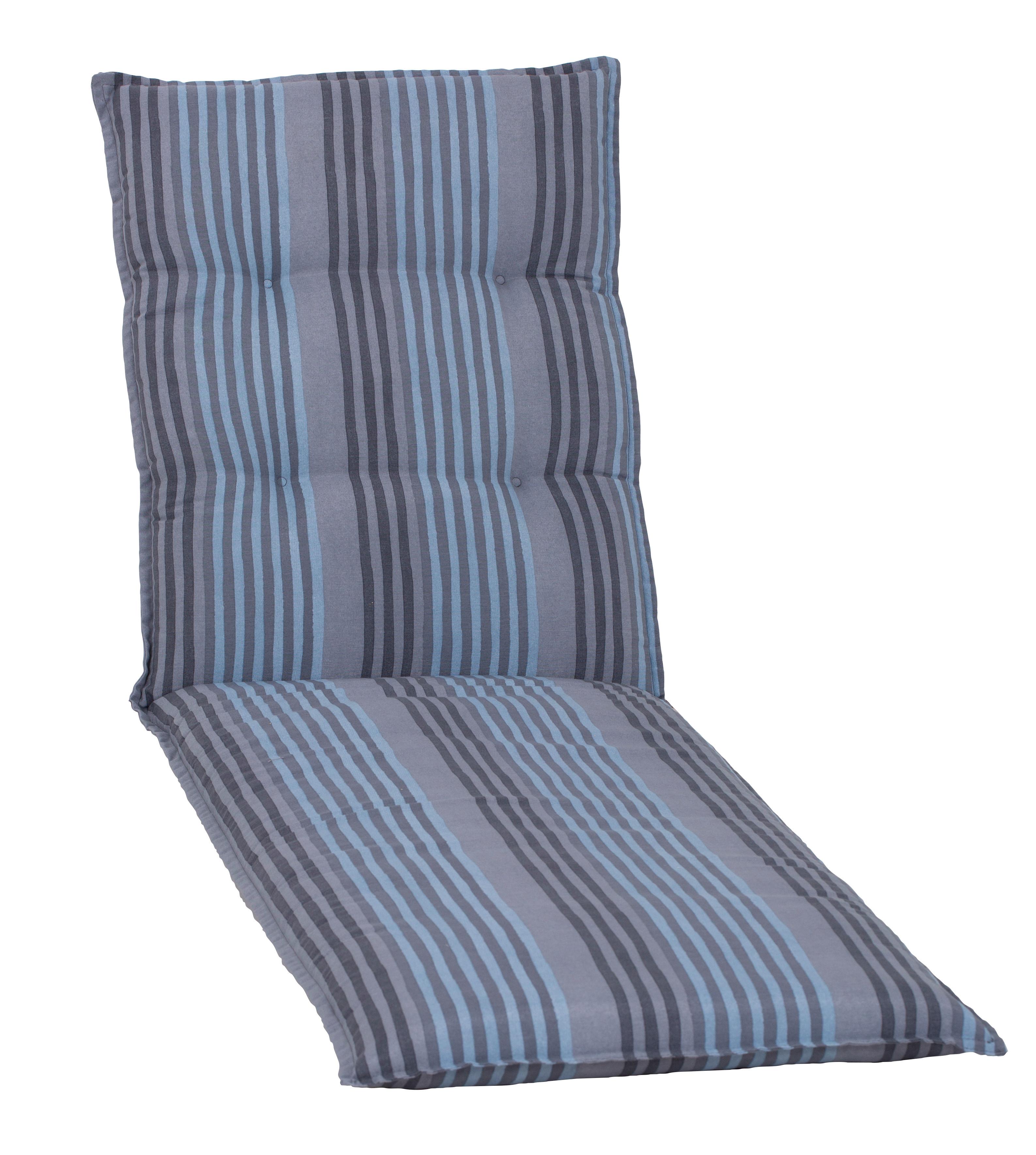 Liegenauflage Tissa ca. 191x58 cm Blau - Blau, Basics, Textil (191/58/8cm) - Gardenson