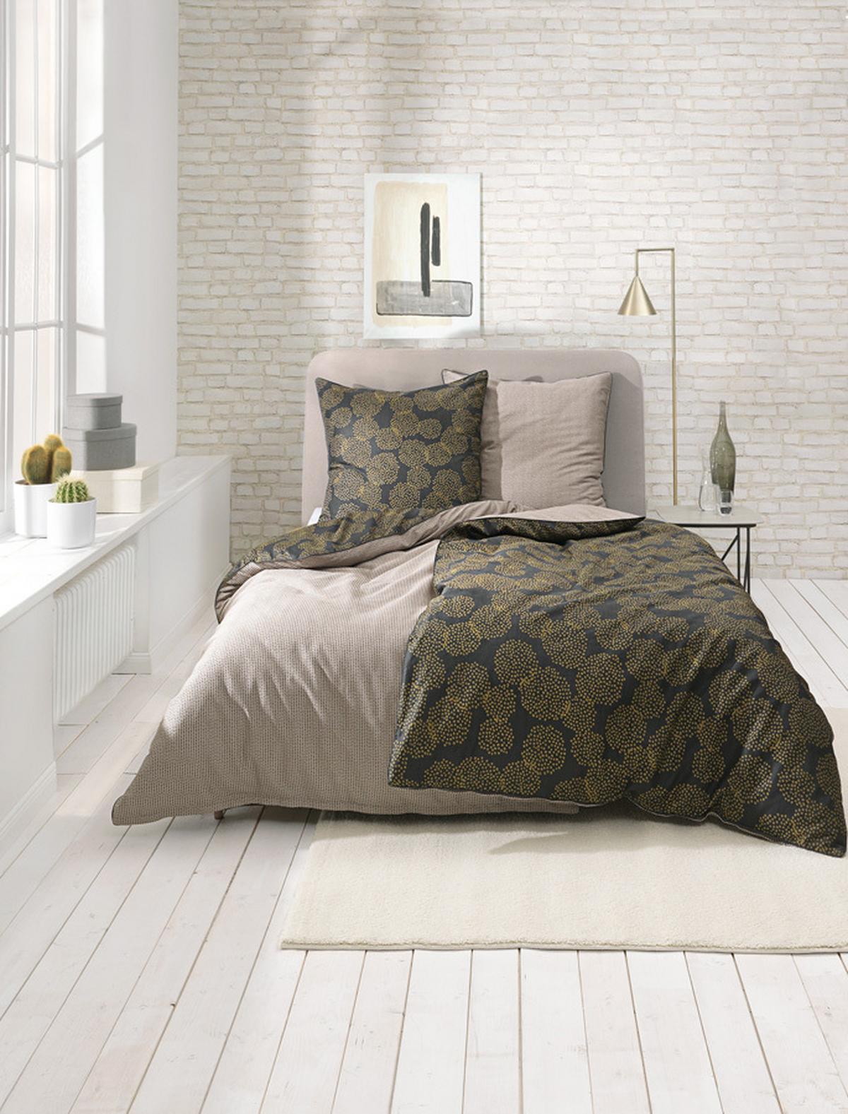POŚCIEL DWUSTRONNA E-DION ESPRIT - beżowy/czarny, Trend, tkanina (135/200cm) - Esprit