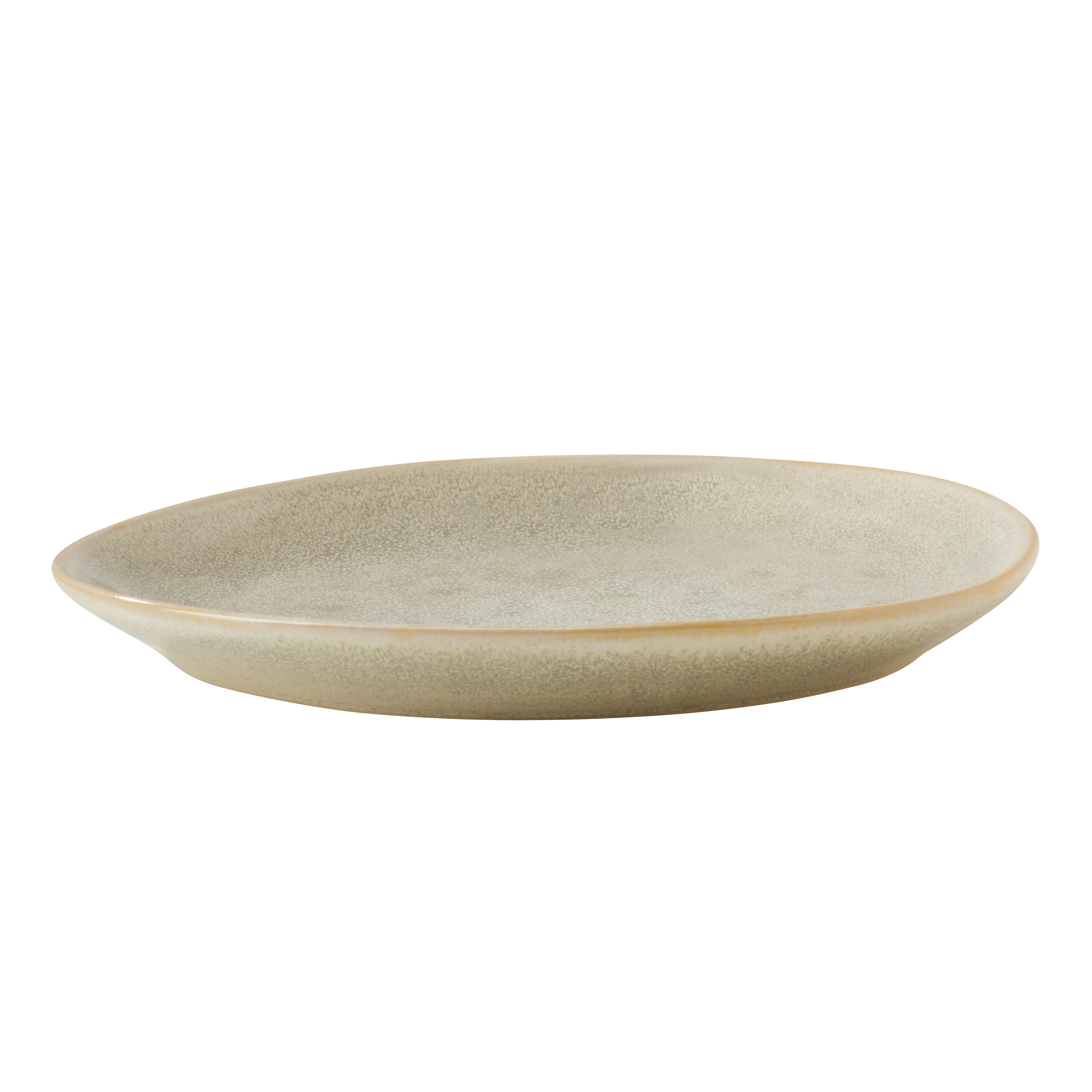 Desertni Krožnik Sindri - modra/črna, Moderno, keramika (22/18/2cm)