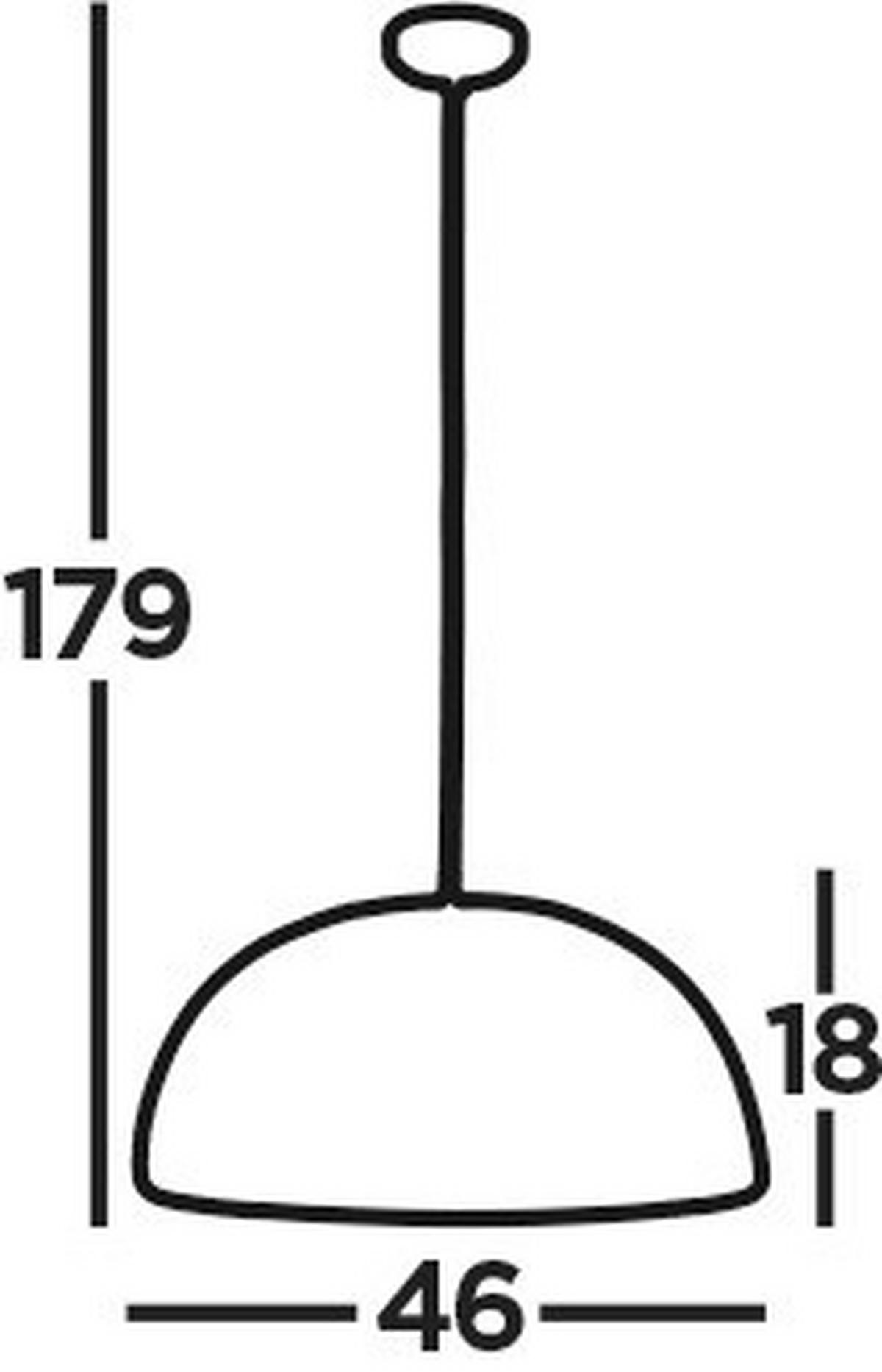 Függőlámpa Honeycomb 6841bgo - fekete/aranyszínű, Basics, fém (46/179cm)