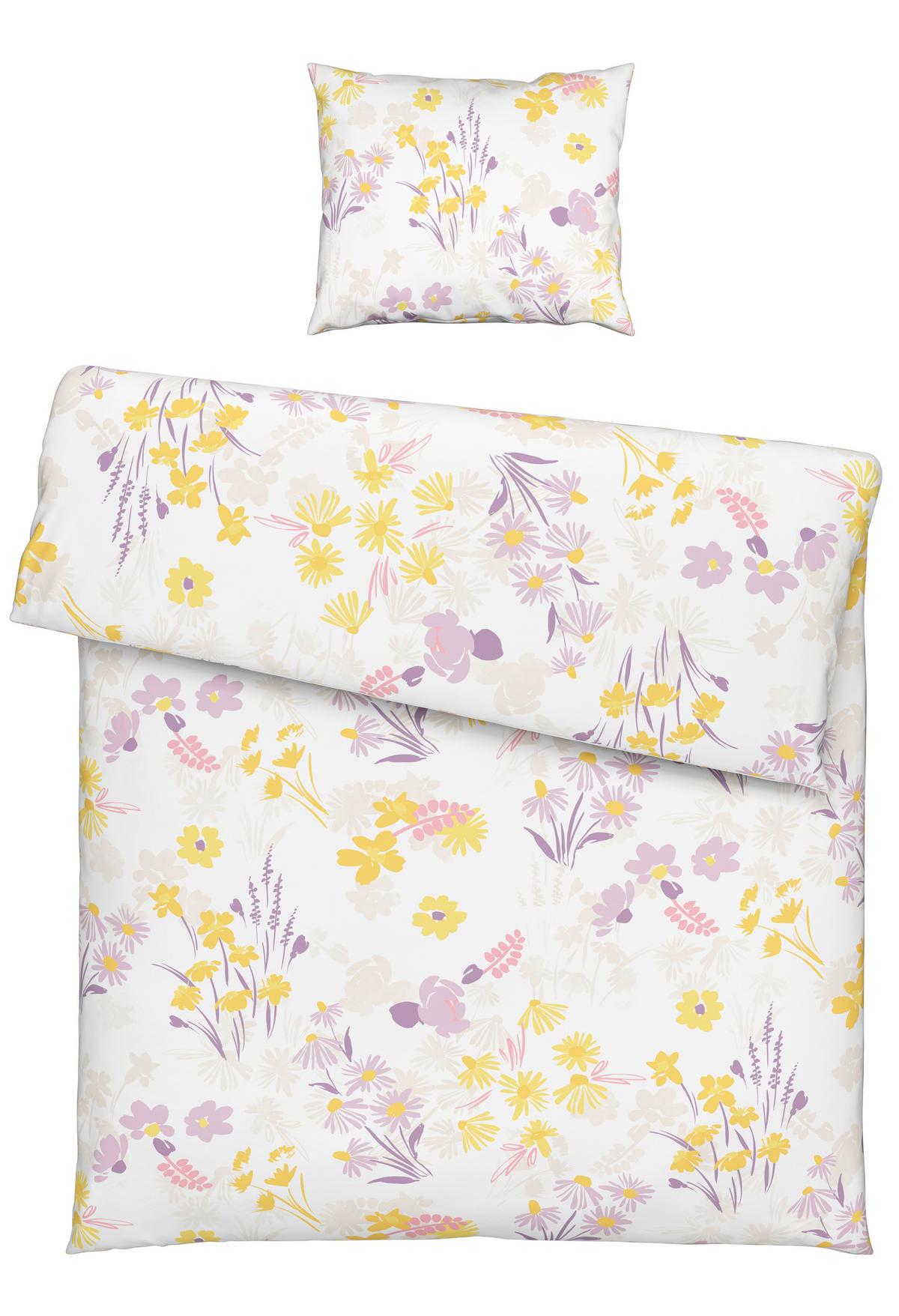 BETTWÄSCHESET ANNELIESE - Rosa, Konventionell, Textil (160/210cm) - Modern Living