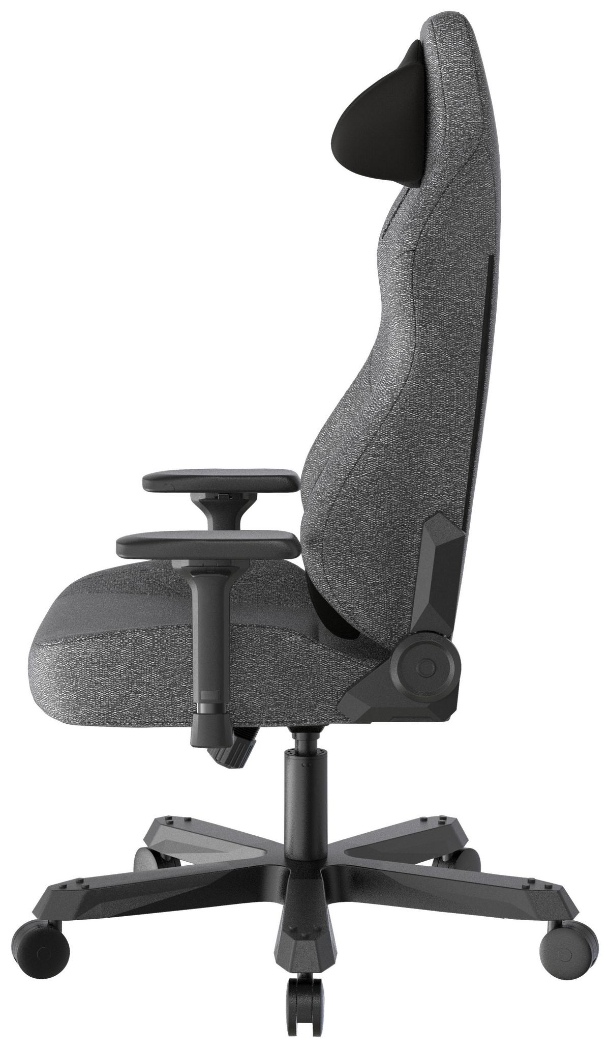 Gamingstuhl Tank Anthrazit/Schwarz - Anthrazit/Schwarz, MODERN, Textil/Metall (80/140/80cm) - Dxracer