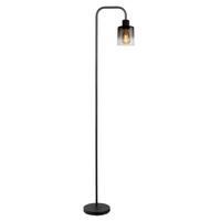 Stehleuchte In Schwarz Max. 25 Watt - Schwarz, Modern, Glas/Metall (38,5/160,5/22cm) - Mömax