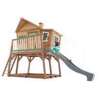 Spielhaus A030.150.00 aus Zeder Massiv - Braun/Naturfarben, KONVENTIONELL, Holz (435/291/180cm) - Ambia Garden