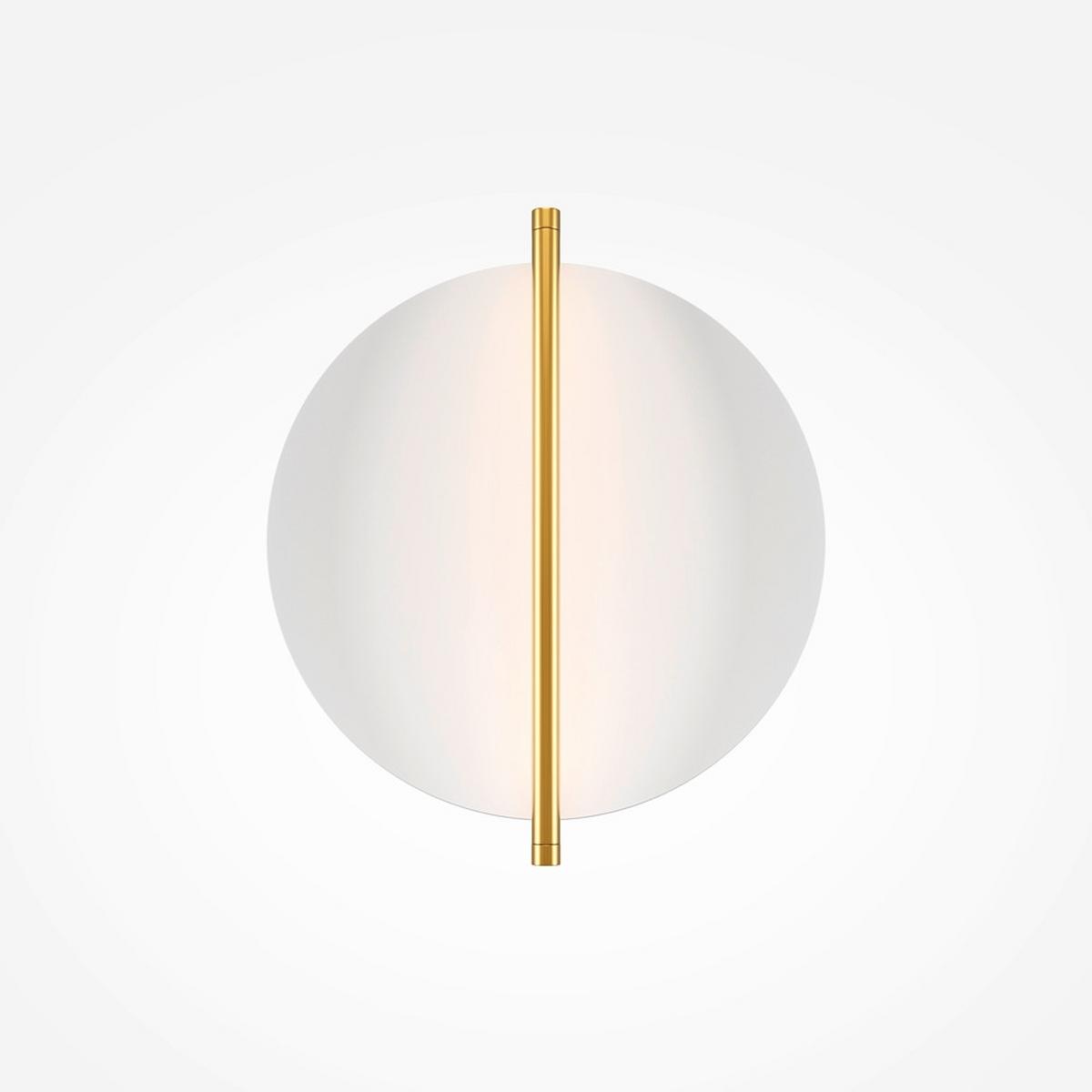 WANDLEUCHTE MIRA - Weiss/Goldfarben, Modern, Metall (11,1/34/30cm) - MAYTONI