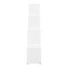 HYLLA CASSA 2 -EXKLUSIV- - vit, Klassisk, trämaterial (148/150/35cm) - Mömax