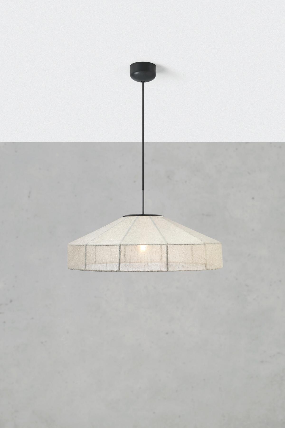 Pendelleuchte Alia Pendant max. 60 Watt - Beige, Design, Textil (57/57/28cm) - Markslöjd