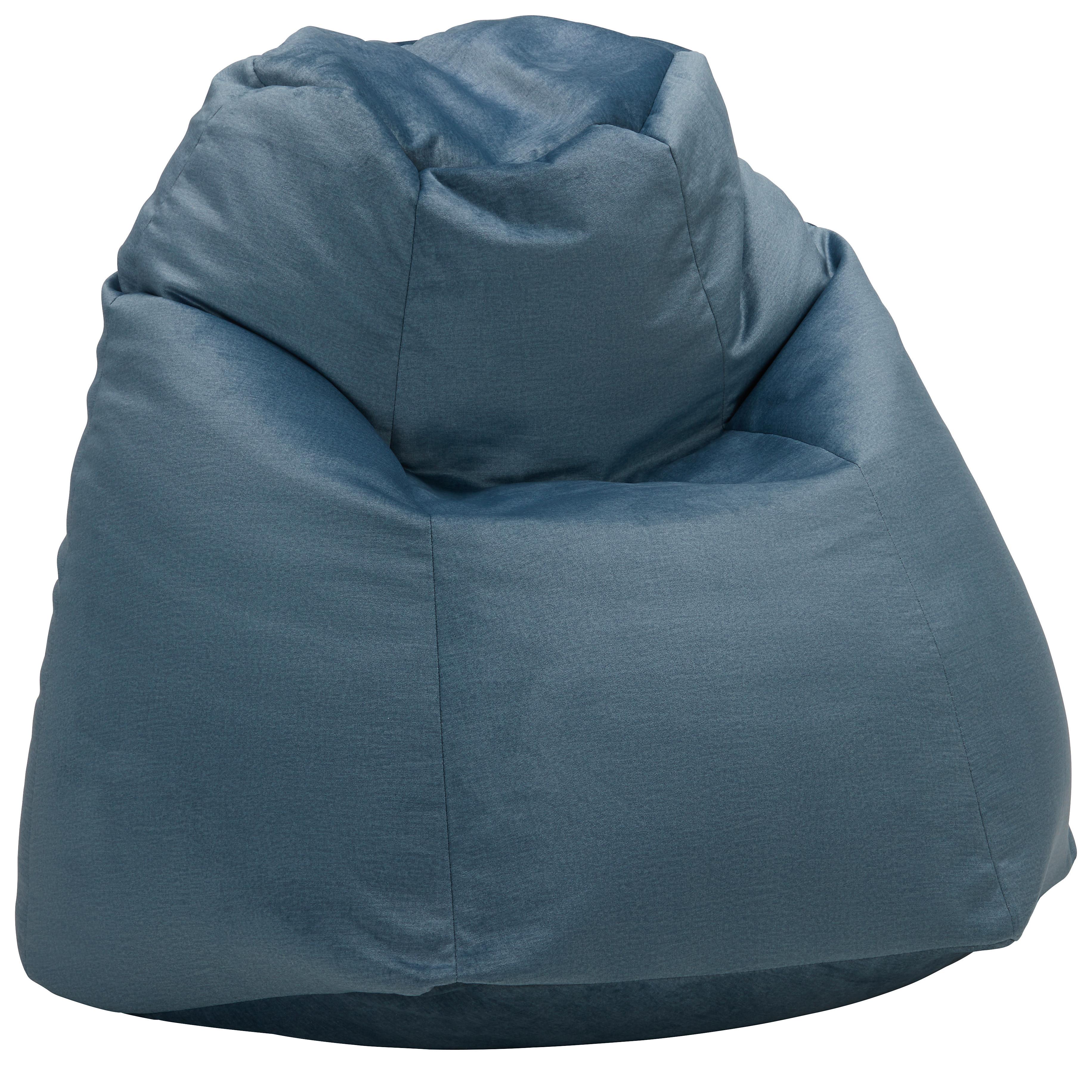 Ülőzsák Verona Samt - türkiz/kék, textil (90/105/90cm) - Best Price