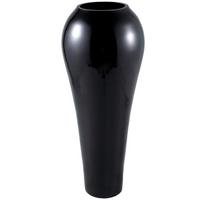 Vaza Seren - črna, Konvencionalno, steklo (25/25/60cm) - Mömax