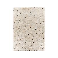 Flachwebeteppich Lavin 1025 Silber / Grau - Silberfarben/Grau, Konventionell, Leder (160/230cm) - Kayoom