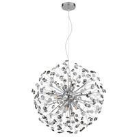 Kristall-hängeleuchte 64135h2c  Katrina - Klar/Chromfarben, Lifestyle, Glas/Kunststoff (60/150cm) - Globo
