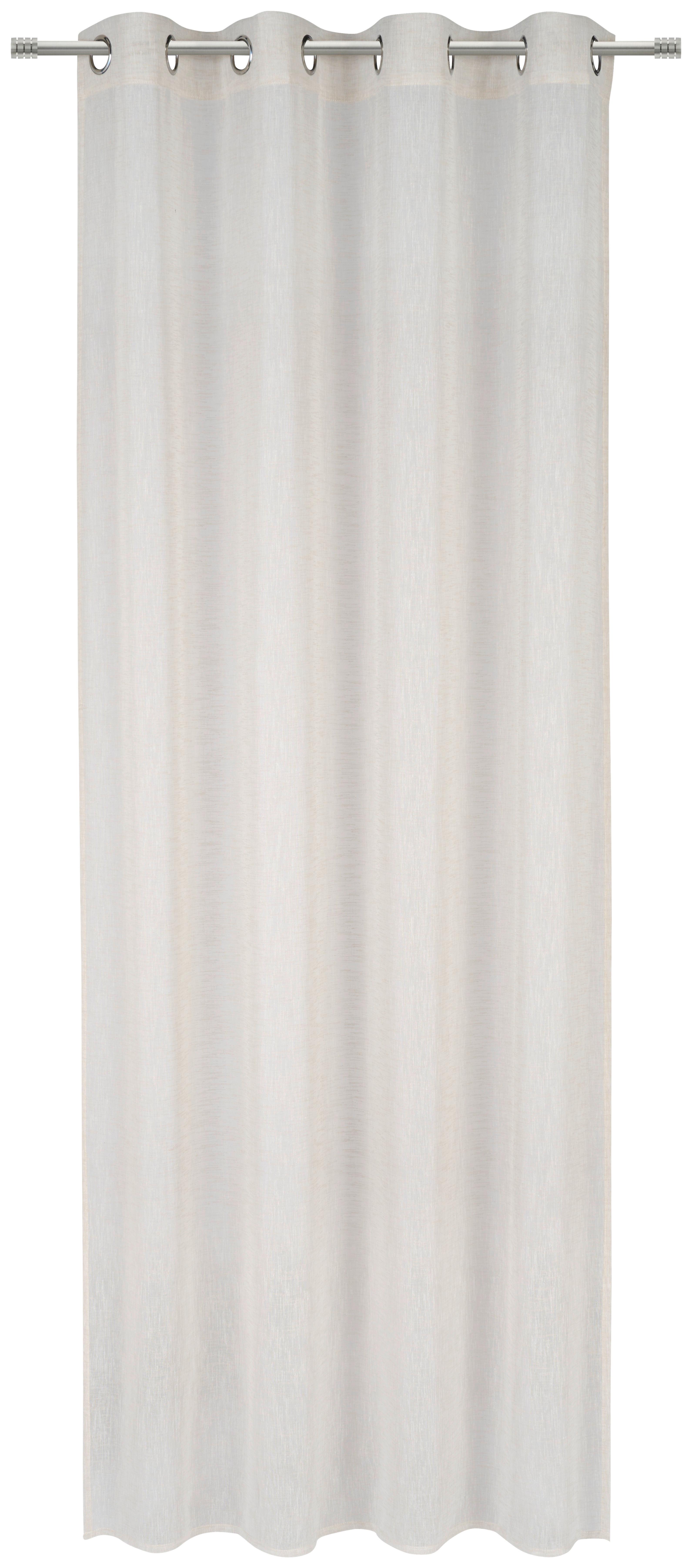 ZASŁONA NA PRZELOTKACH HENRY - beżowy, Basics, tkanina (140/245cm) - Esposa