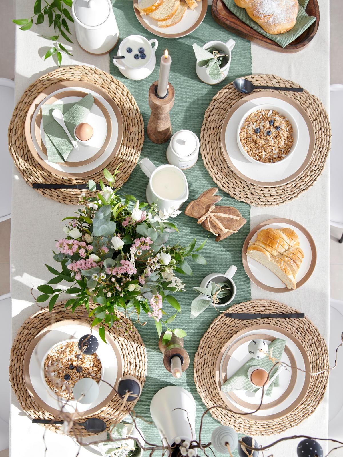 Lapostányér Emilia - fehér, Romantik / Landhaus, kerámia (27cm) - Zandiara