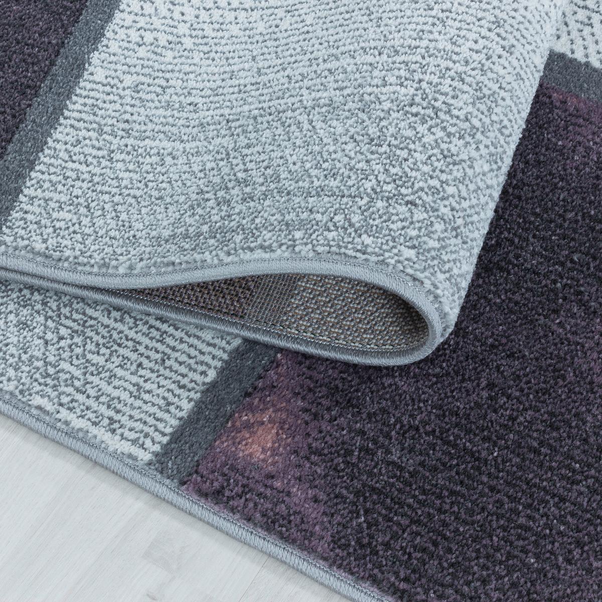 Webteppich Ottawa Lila ca. 80x250cm - Lila, Design, Textil (80/250cm) - Novel