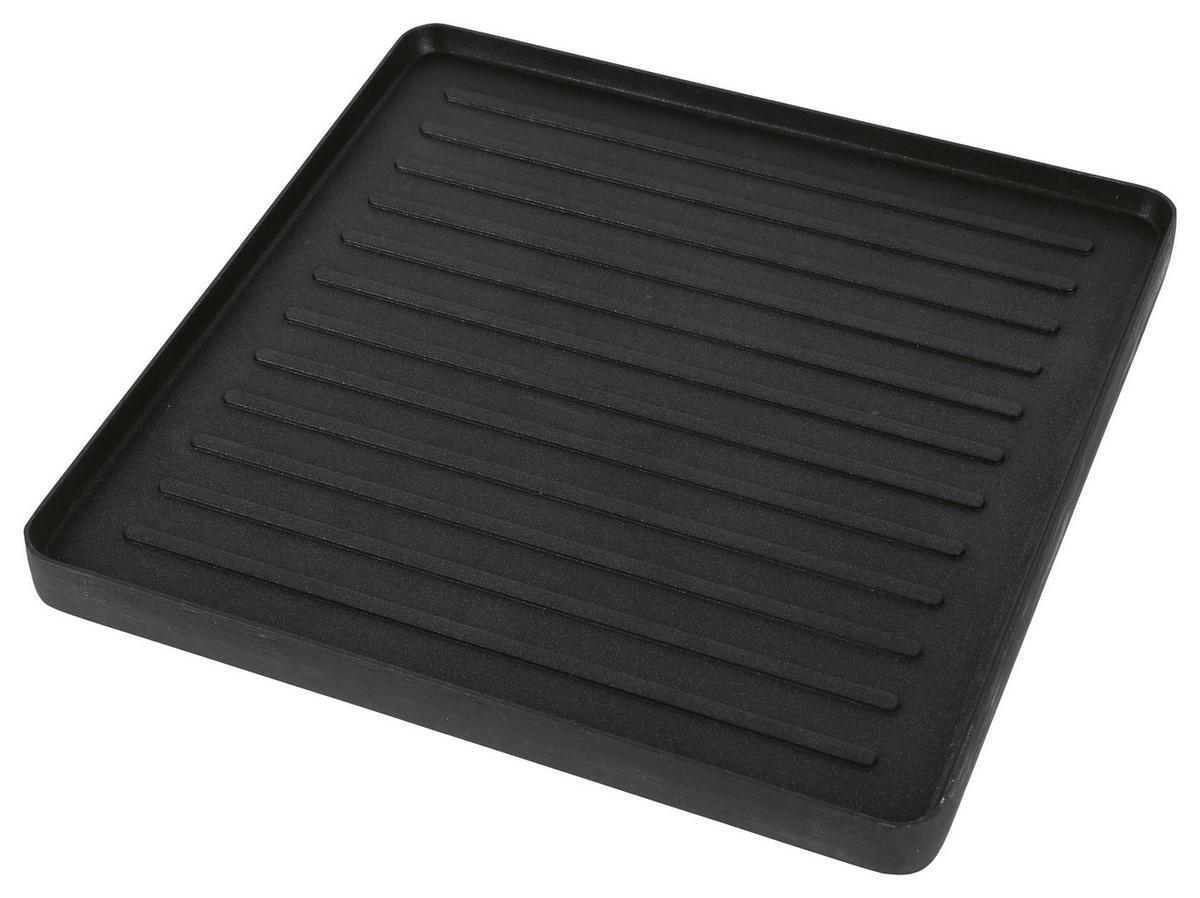 RACLETTE-GRILL 1400W, 8 Pfännchen - Silberfarben/Schwarz, Basics, Kunststoff/Stein (42/23/13cm) - GOURMETMAXX