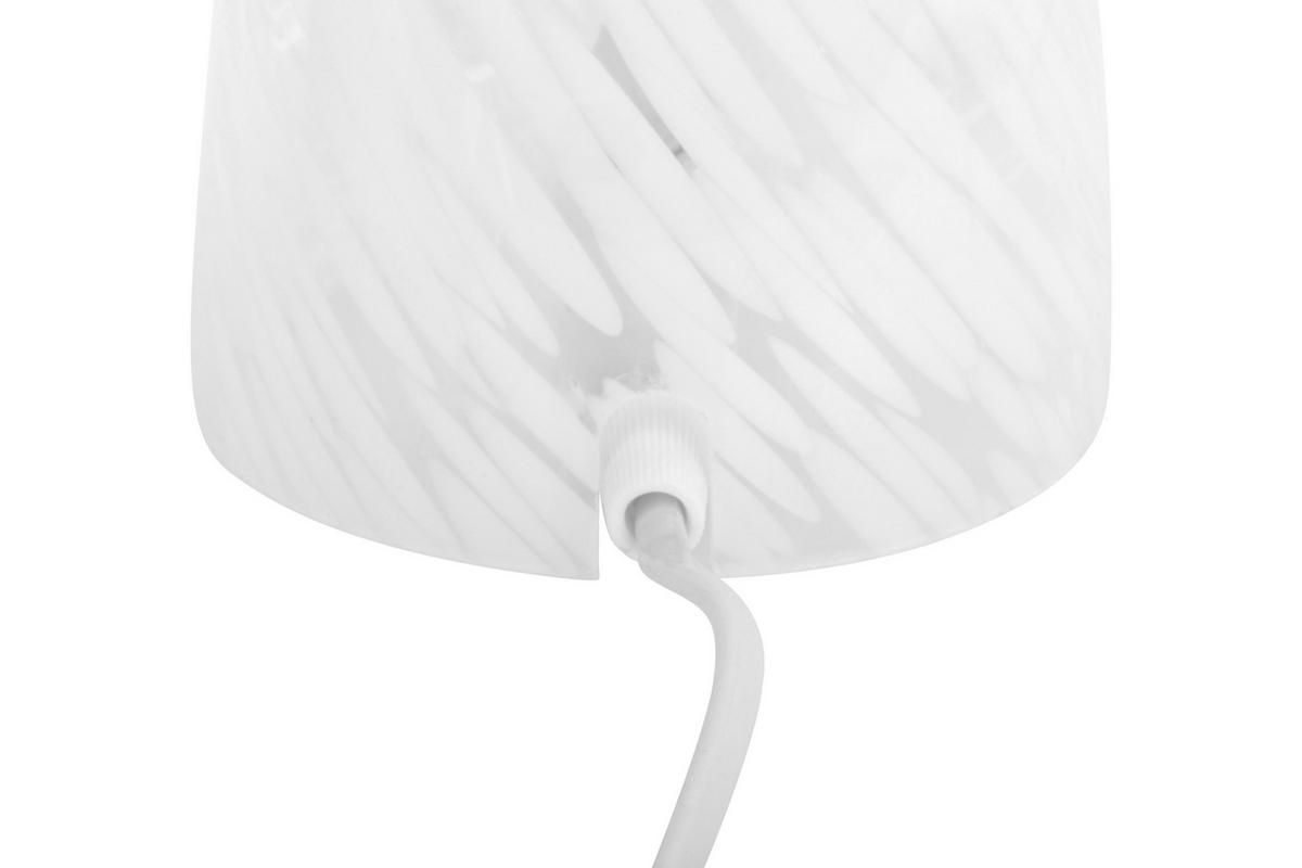 LAMPA STOŁOWA BOISE *SBN* - biały, Konventionell, szkło (21/28cm) - Novel