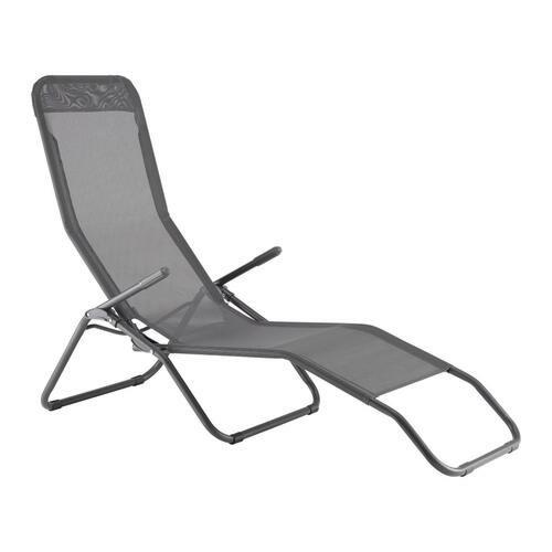 Șezlong Georg - antracit, Modern, plastic/textil (145/98/59cm) - Mömax
