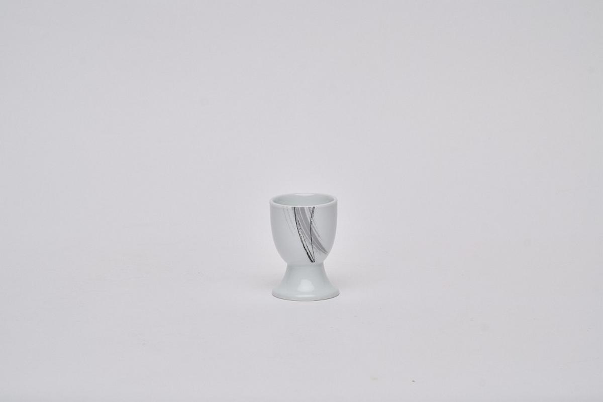 SERWIS OBIADOWO-ŚNIADANIOWY ROMA - czarny/biały, Basics, ceramika - Novel