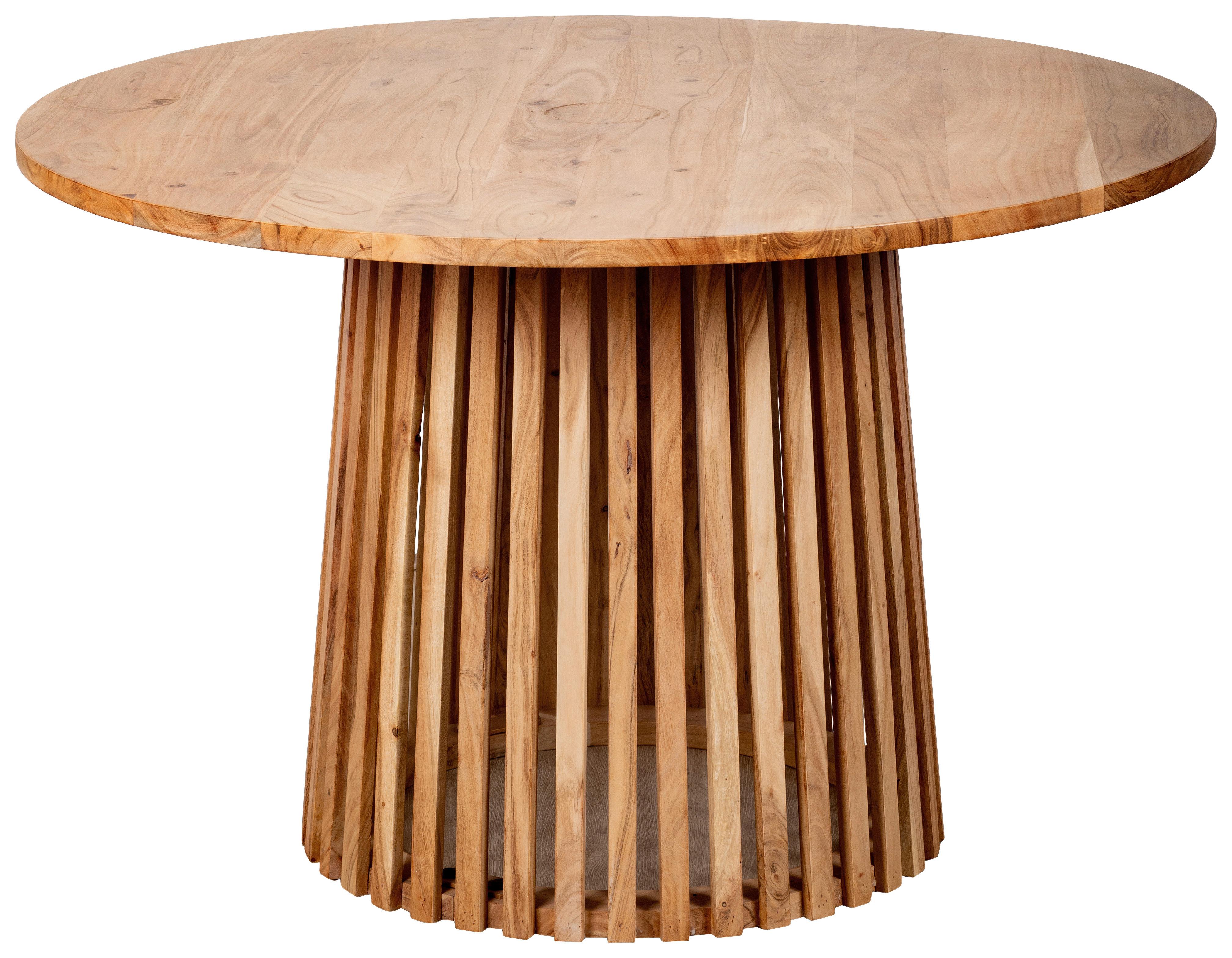 MATBORD NOEL - naturfärgad, Modern, trä (120/120/76cm) - Zandiara