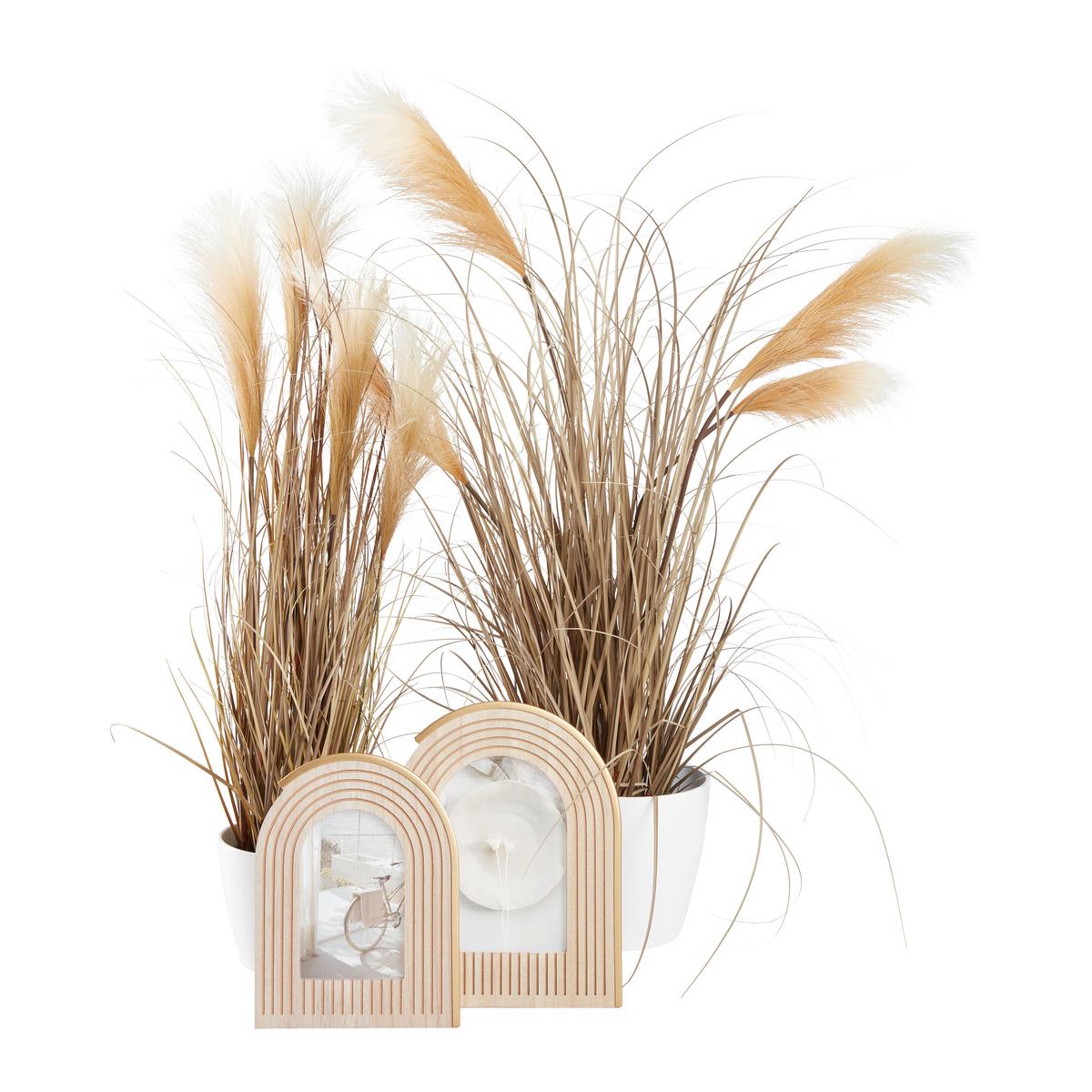 Bilderrahmen Jolie Naturfarben - Goldfarben/Naturfarben, Konventionell, Glas/Holz (17,6/22,6/1,2cm) - Modern Living