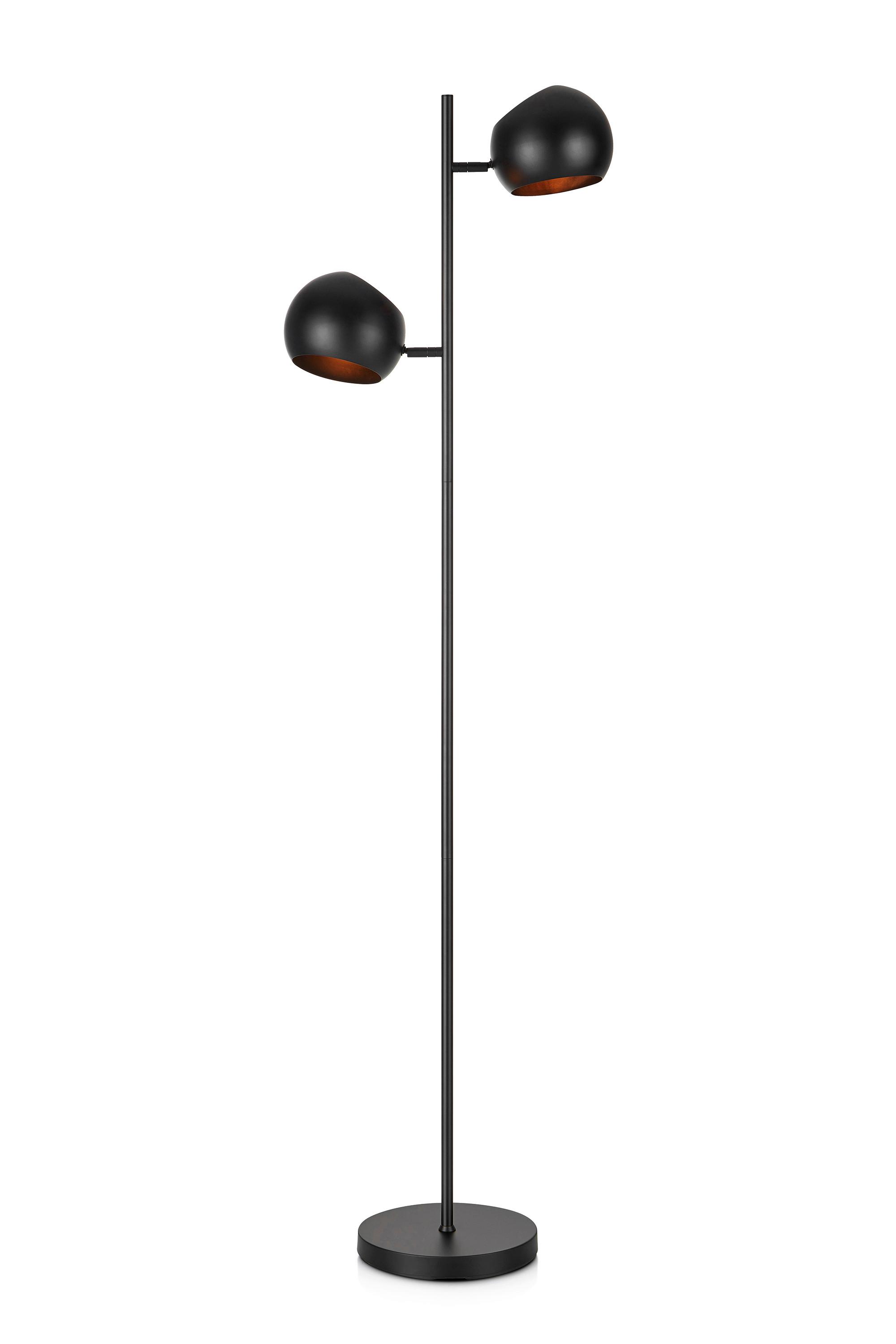 Stehleuchte Edgar max. 40 Watt - Schwarz, Basics, Metall (23/40/145cm) - Markslöjd