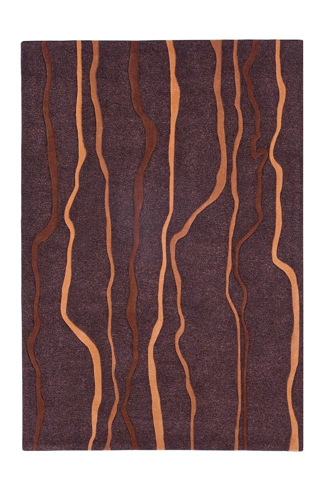 FLACHWEBETEPPICH SPIRIT 5032 TAUPE/ORAN70X140 - Taupe/Orange, Design, Textil (70/140cm) - Kayoom