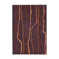 FLACHWEBETEPPICH SPIRIT 5032 TAUPE/ORAN70X140 - Taupe/Orange, Design, Textil (70/140cm) - Kayoom