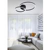 LED-TAKLAMPA RUNDI - svart, Modern, plast (42/30/7,5cm) - Mömax