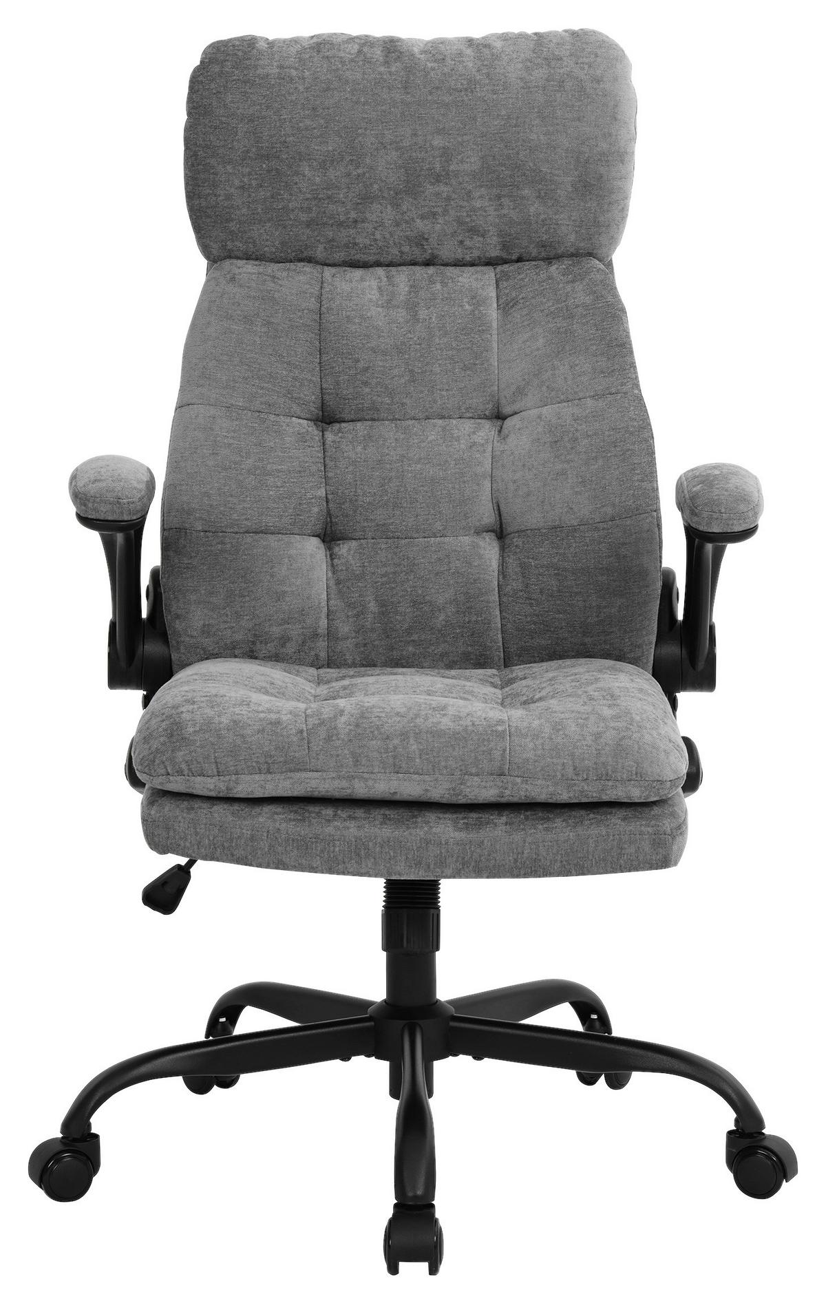 Milan Uredska Stolica - siva/crna, Trend, drvo/metal (66/121/72cm) - Modern Living