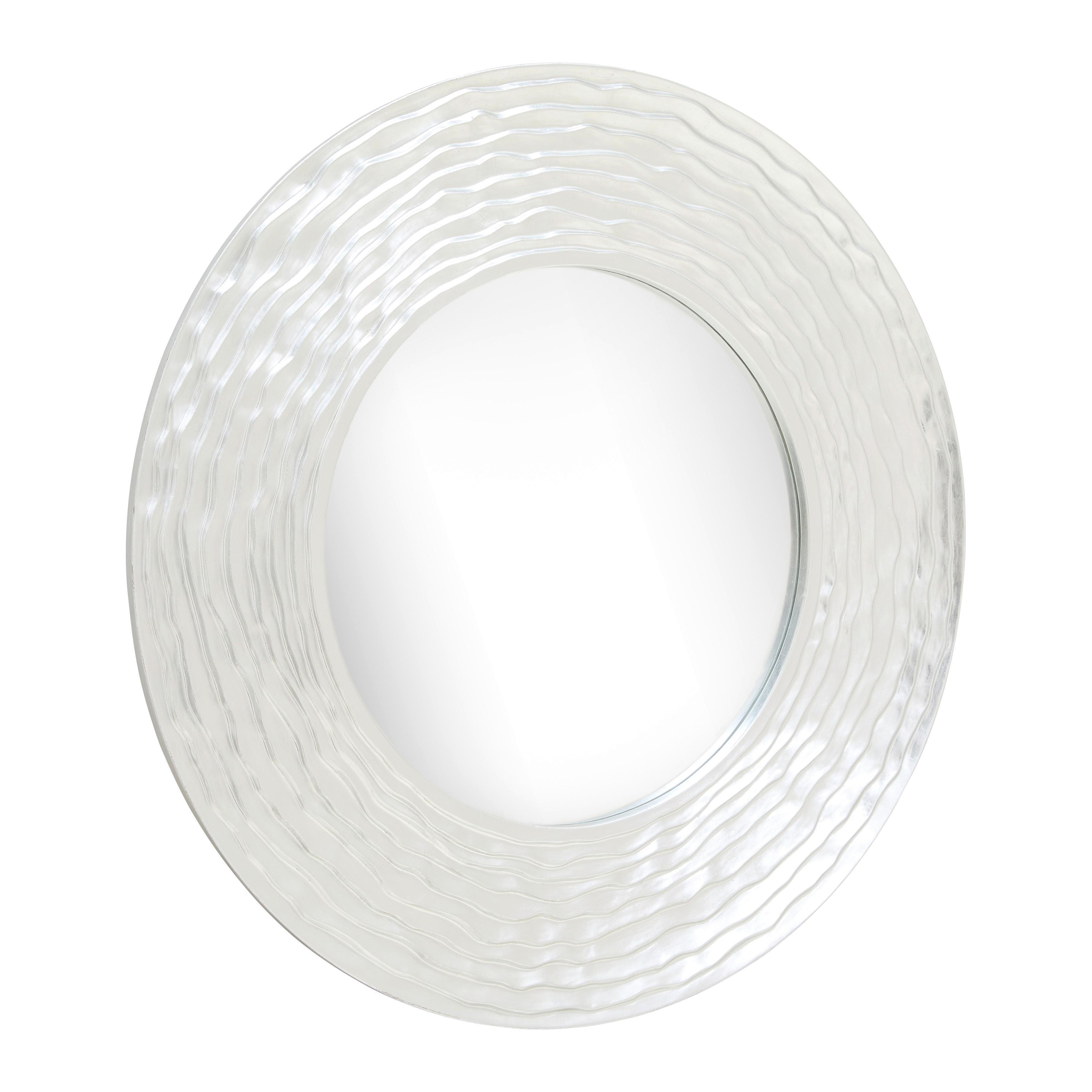 Spiegel Gloria Silberfarben - Silberfarben, MODERN, Glas/Holzwerkstoff (100/100/4cm) - Mömax