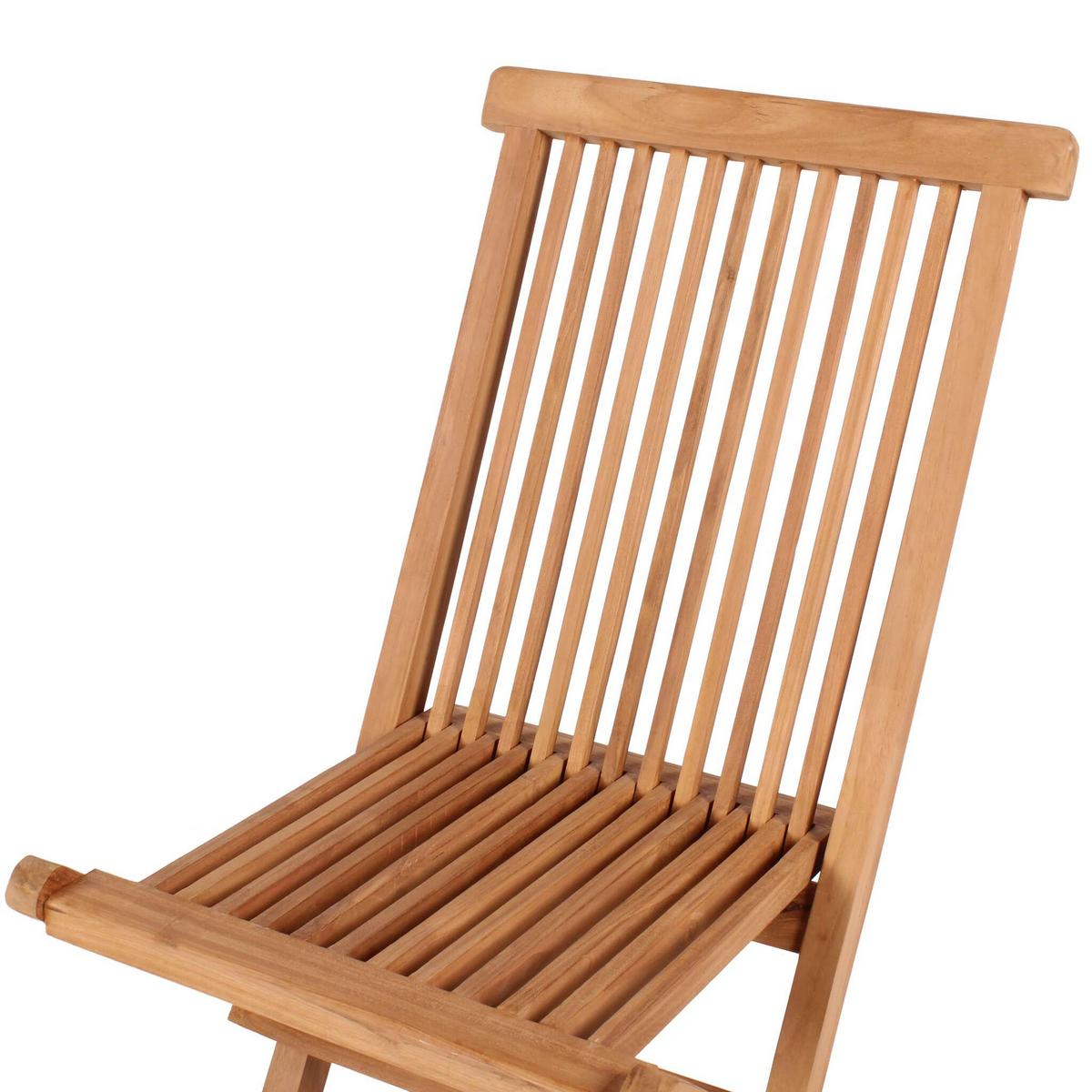 Gartensessel-Set Woodie 2er-Set Teak - Teakfarben, Basics, Holz (47/89/62cm) - Gardenson