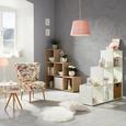Fotelja Estella - boje hrasta/višebojno, Lifestyle, drvo/tekstil (67/85/44/68cm) - Modern Living Fotelja Estella - boje hrasta/višebojno, Lifestyle, drvo/tekstil (67/85/44/68cm) - Modern Living