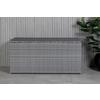 Kissenbox London ca. 130x61x60 cm Grau - Grau, KONVENTIONELL, Kunststoff (130/61/60cm) - Gardenson
