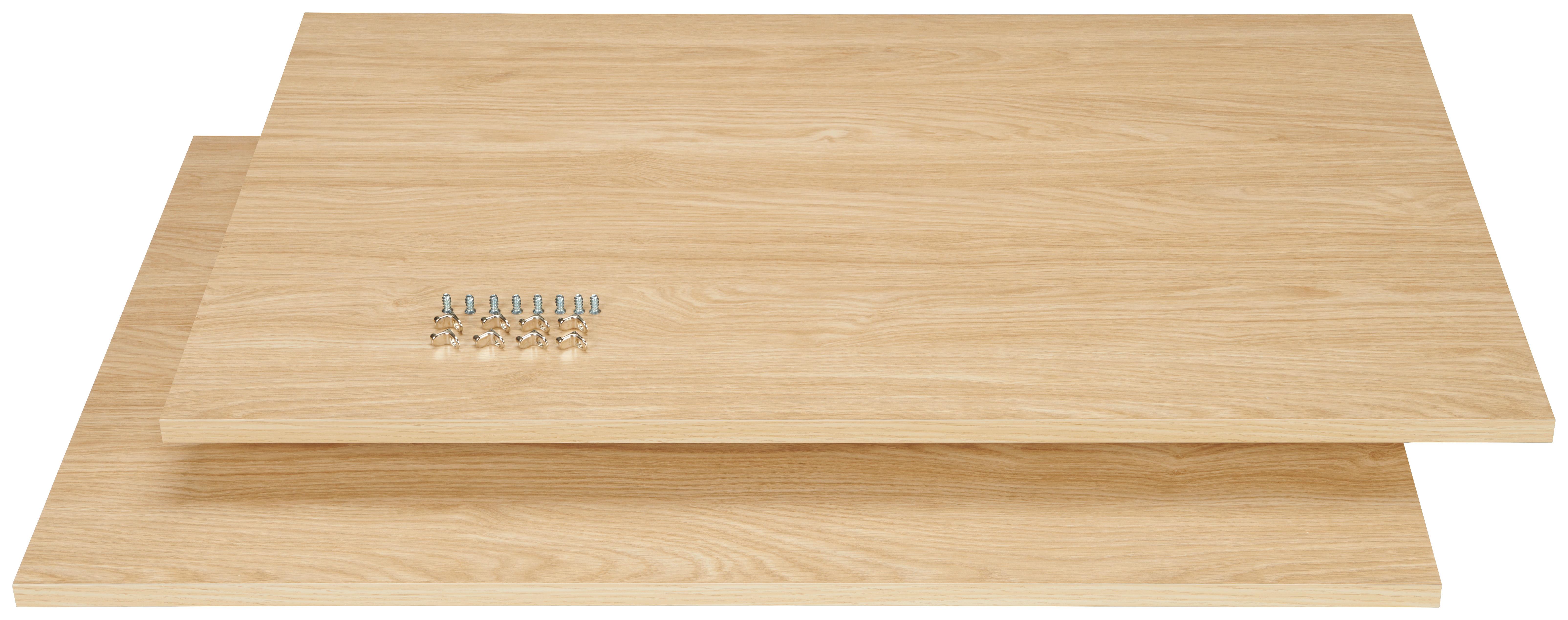 Einlegeboden in Eichefarben - Eichefarben, Modern, Holzwerkstoff (87,9/1,8/55,1cm) - Based