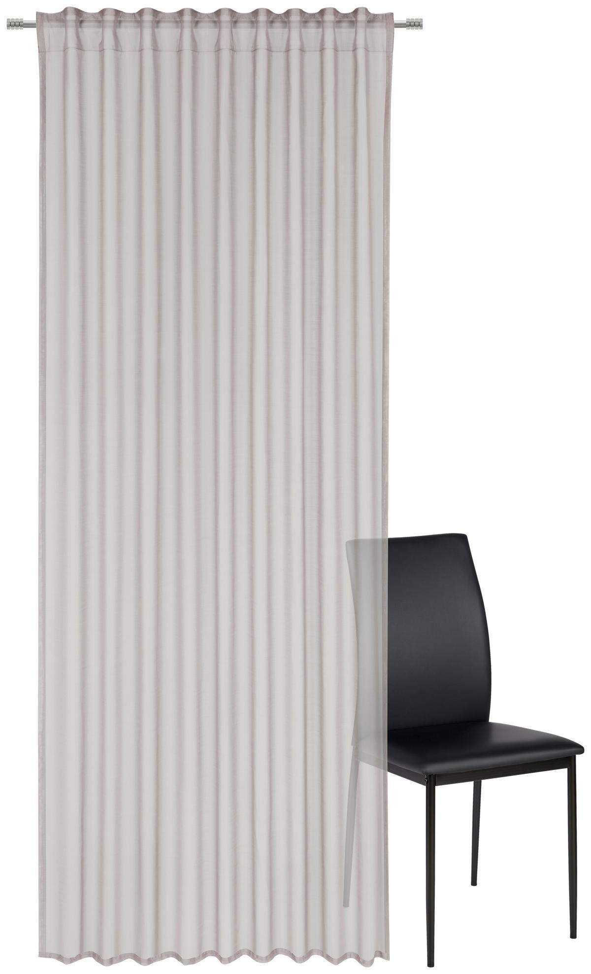 ZASŁONA GOTOWA BATIST - beżowy, Konventionell, tkanina (140/245cm) - Esposa