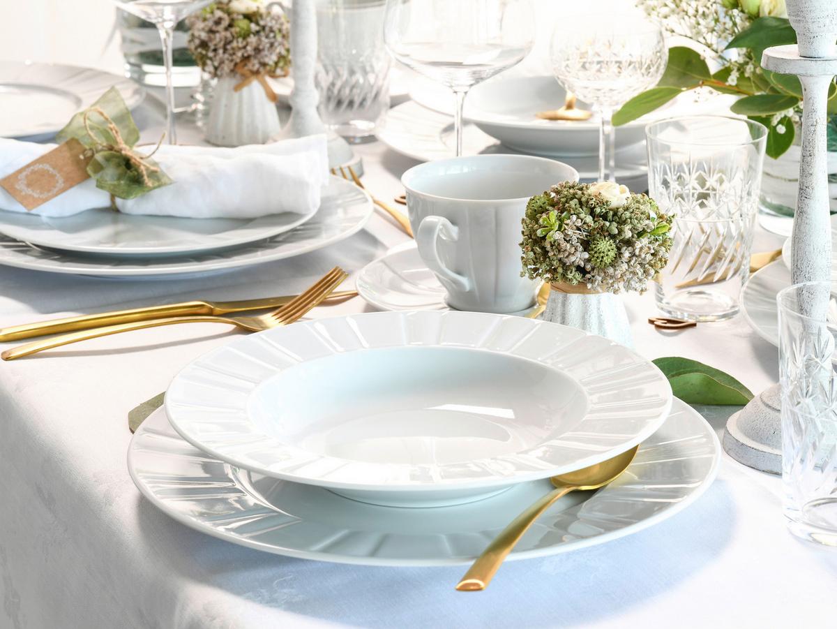 Kombinirani Servis Barcelona, 30-Delni - bela, Basics, keramika - Creatable