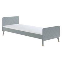 Kinderbett Billy 90x200 cm Grau mit Lattenrost - Grau, KONVENTIONELL, Holzwerkstoff (90/200cm) - MID.YOU